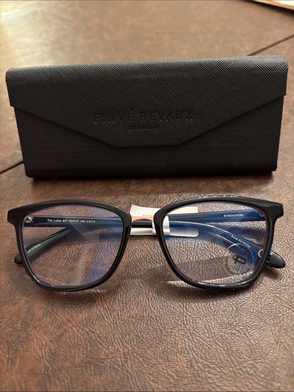 Classic Women's Blue-Light Blocking Reading Glasses - Black Frame 2.5